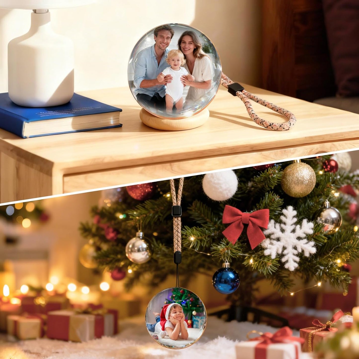 Bola de cristal WiFi LumiOrb: esfera de memoria para vídeos y fotos en 3D