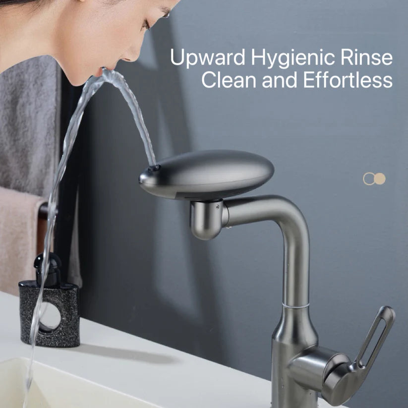 Grifo de baño de acero inoxidable AeroSpa de 4 modos