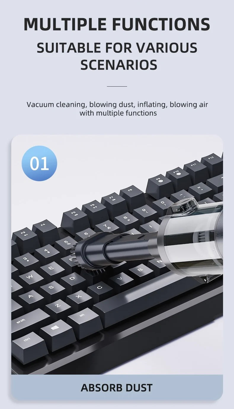 AirTrek Pro: aspiradora y sopladora compacta con doble potencia mejorada