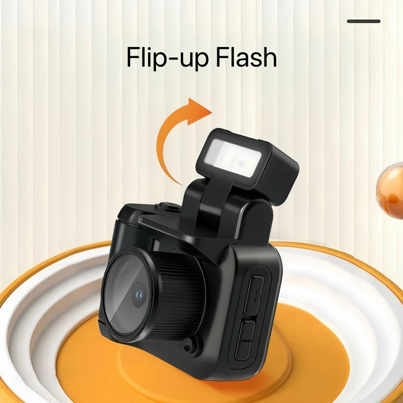 Mini cámara llavero retro de segunda generación: diversión de bolsillo con un toque vintage