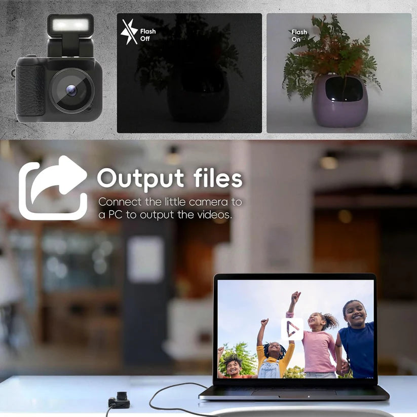 Mini cámara llavero retro de segunda generación: diversión de bolsillo con un toque vintage