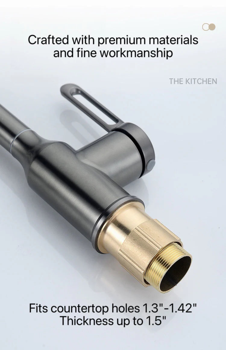 Grifo de baño de acero inoxidable AeroSpa de 4 modos