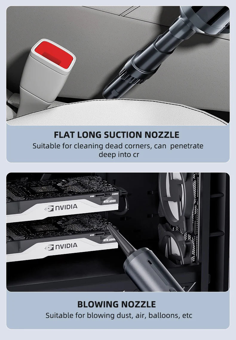 AirTrek Pro: aspiradora y sopladora compacta con doble potencia mejorada